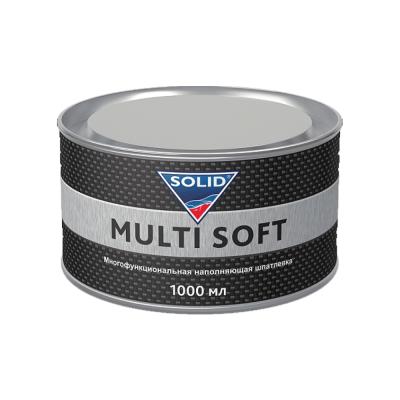Шпатлевка наполнительная SOLID PROFESSIONAL LINE MULTI SOFT - (1000 мл) многофункциональная
